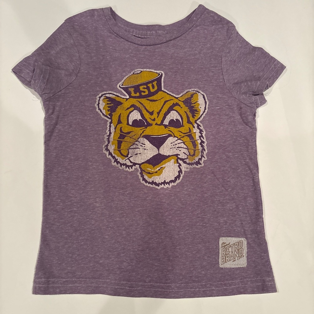 Child’s LSU Tigers Retro Brand  T-Shirt Size 5